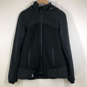 Icebreaker Women’s Hooded Merino Wool Jacket Black Size Medium